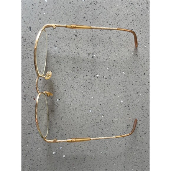 CHRISTIAN DIOR Eyeglasses Frames ONLY 49-19 01x2 Half Rim gold main image 9